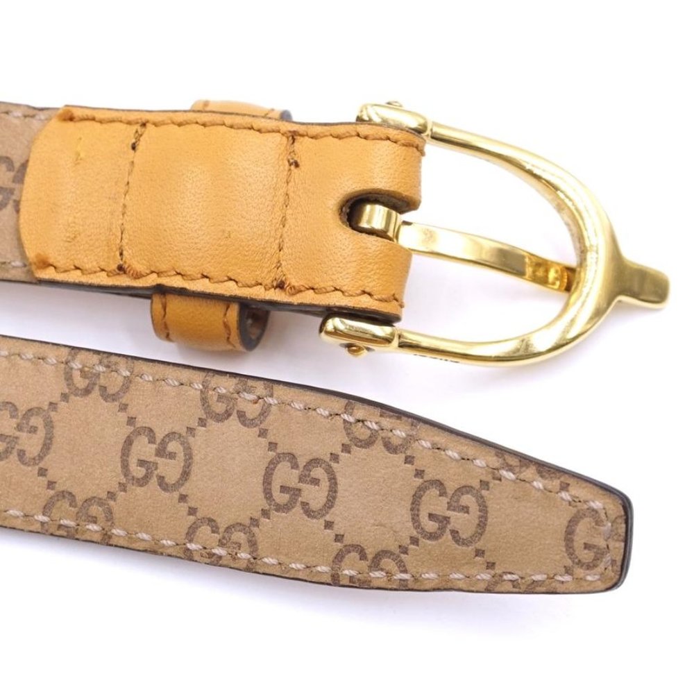 Gucci Gold Marmont Buckle 1" Wide Size 90 36 Belt - Picture 6 of 9